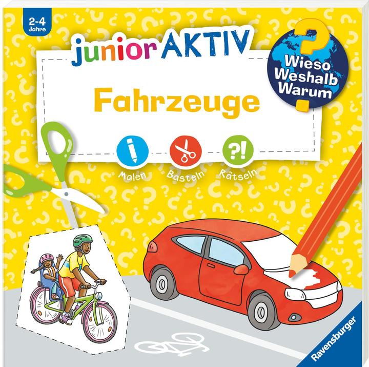 Image du produit Ravensburger Wieso? Weshalb? Warum? junior AKTIV: Fahrzeuge (Allemand, Oliver Kockmann, 2024)