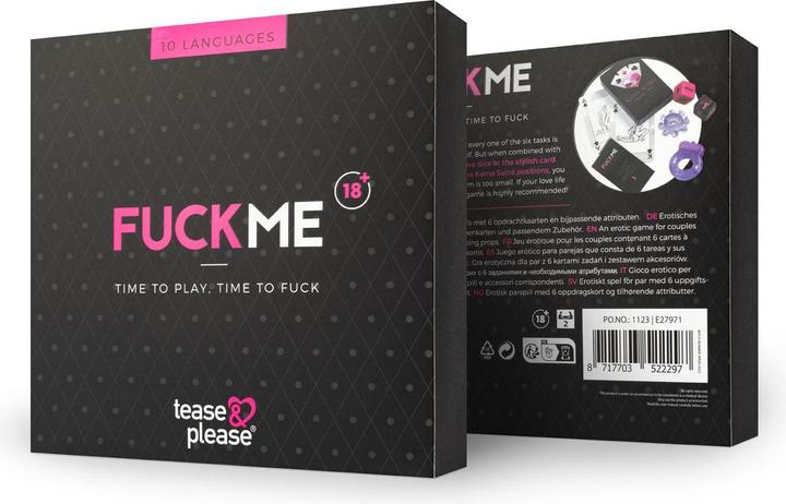 Image du produit tease & please FuckMe (Jeu de cartes, Allemand, Français, Italien, Anglais)