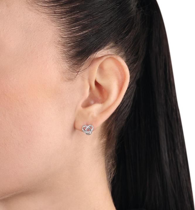 Produktbild zz_ArchivedByPCD_Amor Schmuck_zu_Amor Amor Ohrschmuck für Damen, 925 Sterling Silber, Zirkonia synth. (Silber 925)