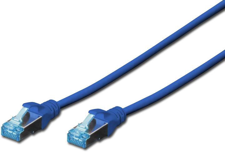 Image du produit Digitus CAT5e SF-UTP Patchk.,3m, bleu (SF/UTP, CAT5e, 3 m)