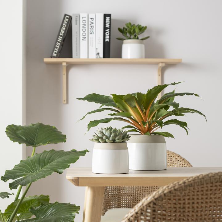 Produktbild Scheurich Blumentopf Blanco 717, 21.9 cm, Weiss, Detailfarbe (21.90 cm)