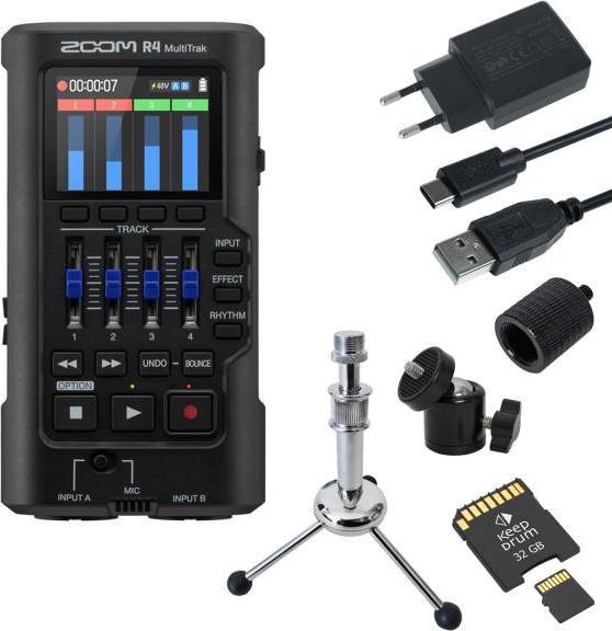 Produktbild Zoom R4 MultiTrak Audio-Recorder mit Zubehör-Set (Mehrspurrecorder)