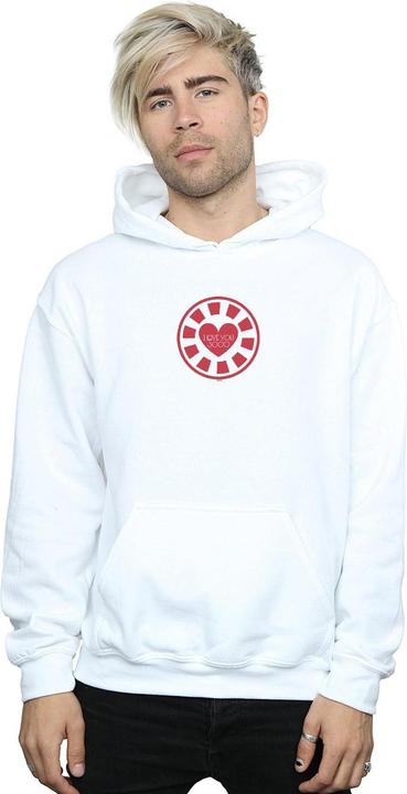 Immagine prodotto Avengers Endgame I Love You 3000 Tony Stark Heart Felpa con Cappuccio Uomo (4XL)