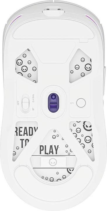 Productafbeelding Lorgar Computermuis MSA10W, Draadloze Gaming Muis Advanced, wit