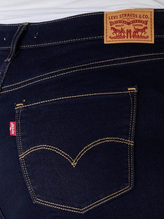 Actual product image Levis 724 Jeans High Rise Straight Plus Size cast shadow (W40/L32)