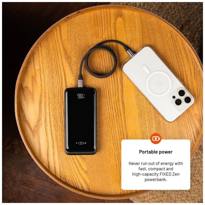 Actual product image Fixed Zen2 10, PD 20W, 10 000 mAh, black