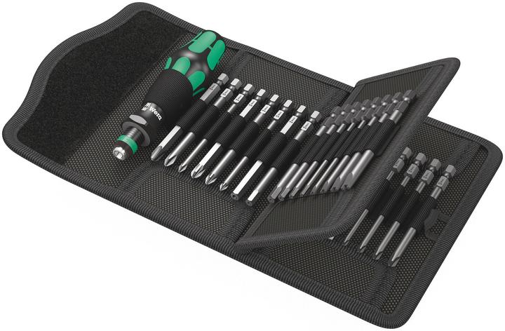 Produktbild Wera Kraftform Kompakt 62 (Kreuz Phillips PH M1, Kreuz Phillips PH M2, Kreuz Pozidriv PZ M1, Kreuz Pozidriv PZ M2, Kreuz Phillips PH M3, Kreuz Pozidriv PZ M3, Innensechsrund TX M10, Innensechsrund TX M15, Innensechsrund TX M20, Innensechsrund TX M25, Innensechsrund TX M27, Innensechsrund TX M30, Innensechsrund TX M40)