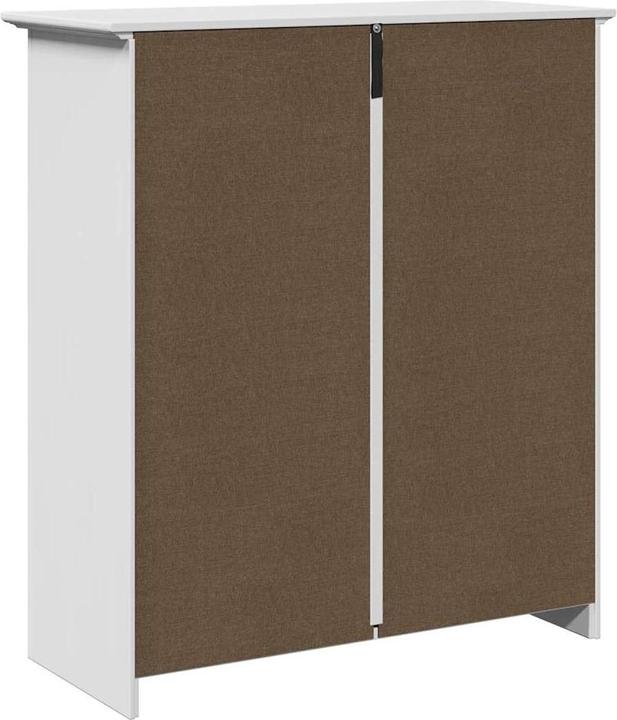 Produktbild VidaXL Flurschrank BODO Weiss 80x35x90 cm Flurmöbel Schrank Wohnzimmerschrank (80 x 35 x 90 cm)