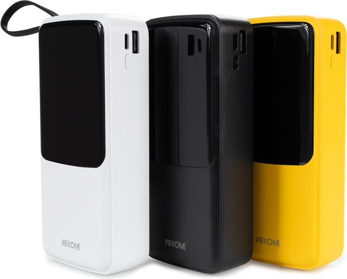 Produktbild Wekome Power bank USB-C/Lightning/MicroUS (20000 mAh, 12 W, 12 Wh)