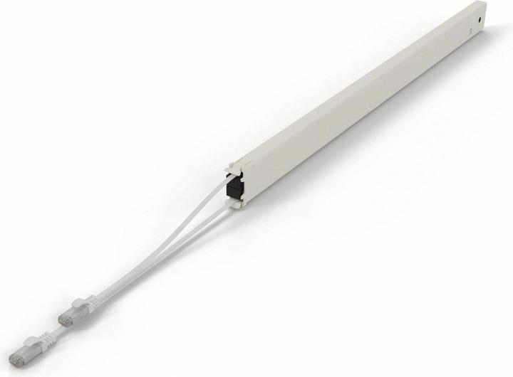 PATCHBOX one / Cassette / 46RU / Cat 6A, UTP, 2.5 m, Weiss (UTP, CAT6a, 2.50 m)
