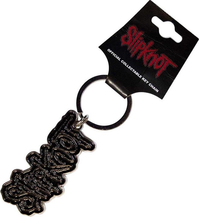 Slipknot Black Logo Black Border Schlüsselanhänger