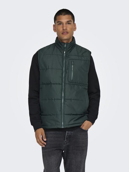 Actual product image Only & Sons Onsjake Quilted Vest Otw (L)