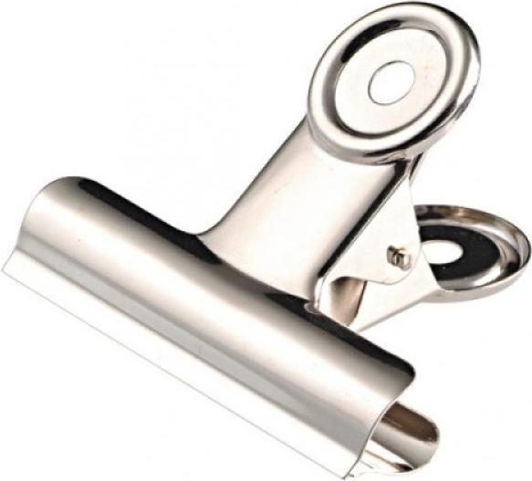 Produktbild Wonday Briefklemmer aus Metall, Farbe: nickel, Breite: 20 mm (12 x)