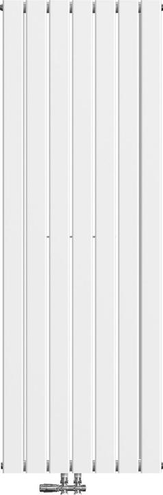 Actual product image Emke Radiator, Flat Radiator with Central Connection, White 160x53cm 1739W Double Layers (1739 W)
