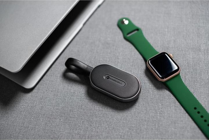 Actual product image Forcell Power bank F-ENERGY Mini Power Watch powerbank 1A 2,5W 1200 mAh black (1200 mAh)