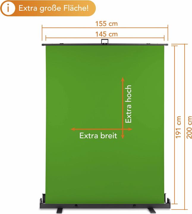 Actual product image Walimex pro Roll-up panel (155 cm, 200 cm)