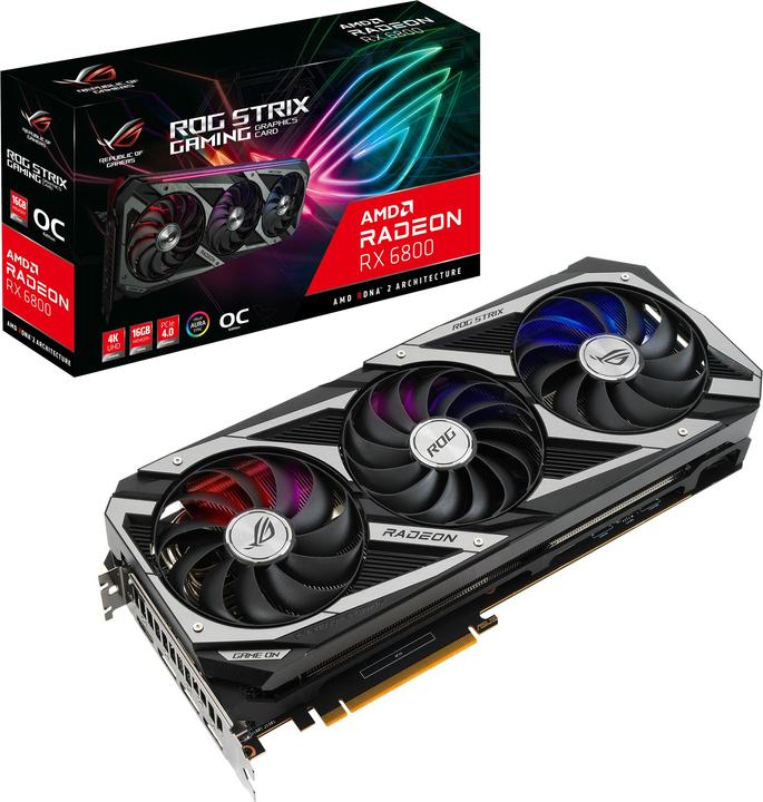 Actual product image ASUS Radeon ROG STRIX RX 6800 O16G GAMING (16 GB)