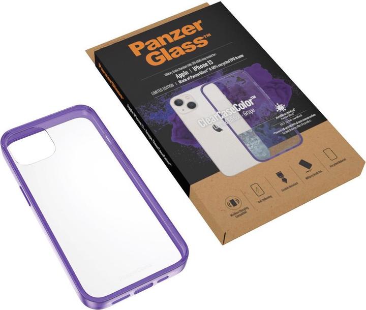 Produktbild PanzerGlass Back Cover ClearCase Grape AB iPhone 13 (Apple iPhone 13)