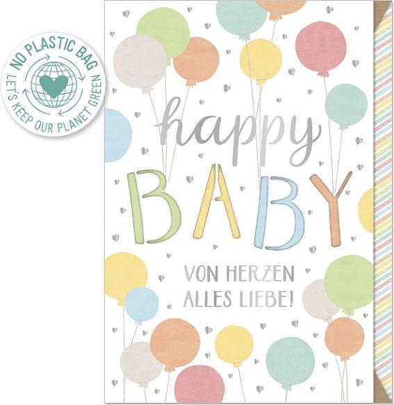 Image du produit Artebene Carte événement Happy Baby (1 pcs)