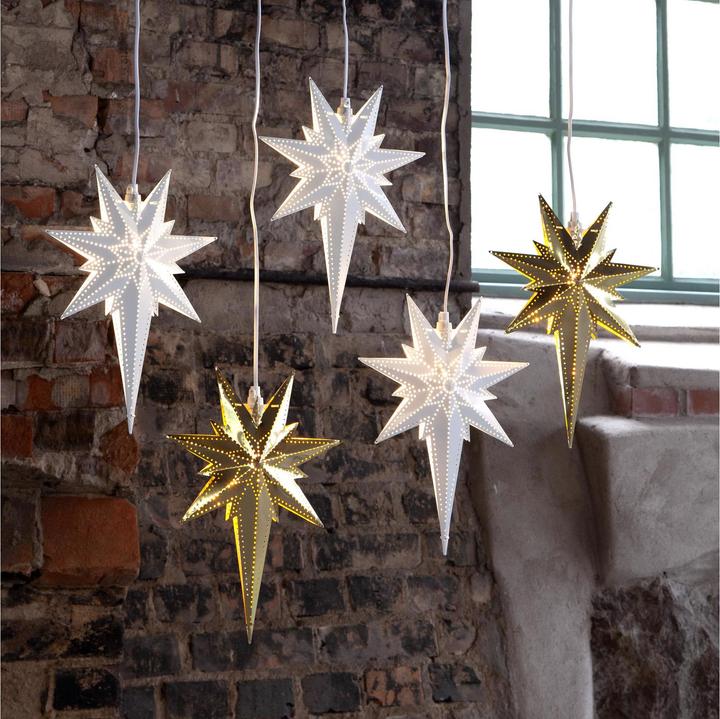 Produktbild Star Trading LED-Stern Betlehem 35 cm, Metall, Messing