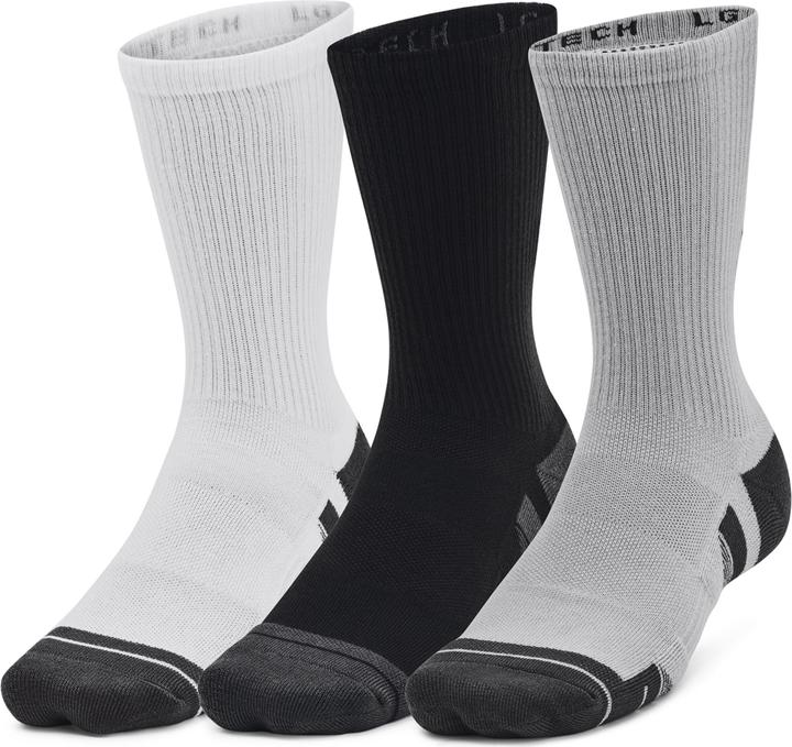 Under Armour NOS Performance Tech 3pk Crew- Mod Gray XL (XL)