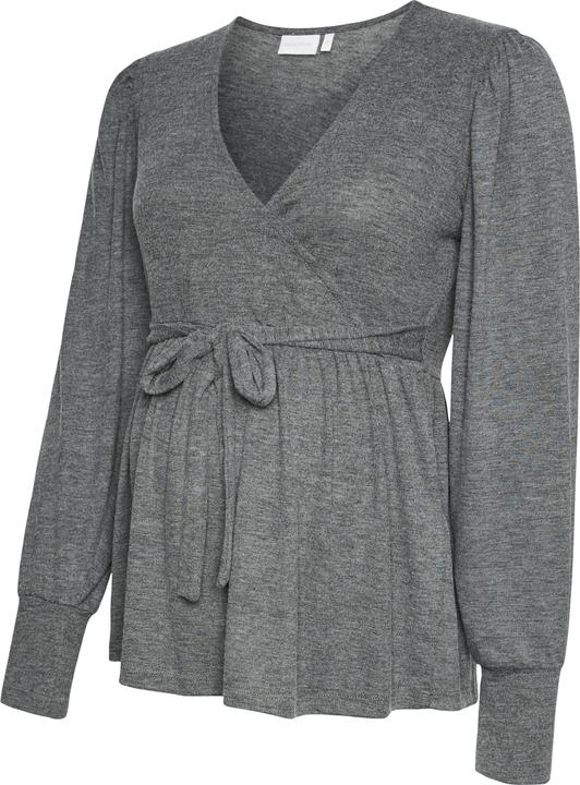 Mamalicious Normal geschnitten V-Ausschnitt Top Bluse (S)