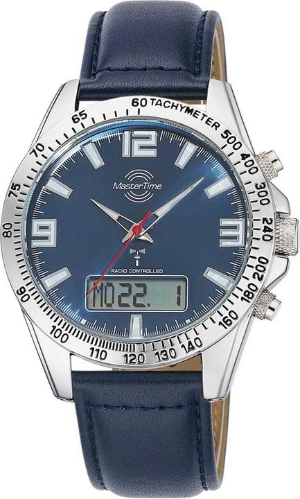 Actual product image Master Time MTGA-10876-32L Sporty Big Date (Radio-controlled clock, Chronograph, 42 mm)
