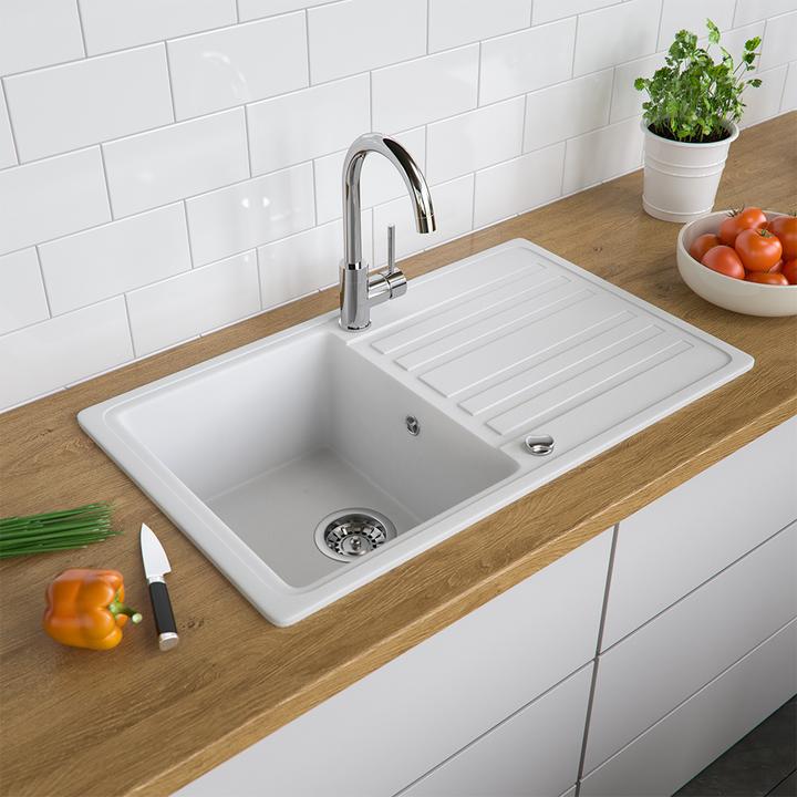 Actual product image Bergström Spülbecken (Fitted sink, 46 cm, 76 cm)
