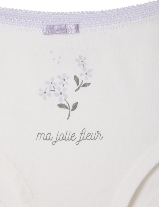 Actual product image Vertbaudet Bio-Kollektion: 5er-Pack Mädchen Shortys mit Blumen (98, 5-pack)