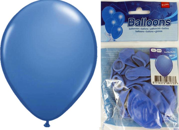 Produktbild Folat Dunkel blaue Luftballons (10 x)