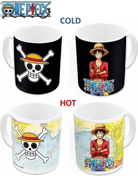 Produktbild Stor One Piece "Piratenkönig Luffy" (325 ml) - Zaubertasse (325 ml, 1 x)