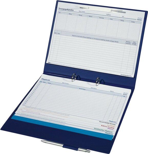 Productafbeelding Boi Dokutech Click-Plus poliklinische documentatiemap 2-rings blauw 3,5 cm DIN A4 (A4, 1 x)