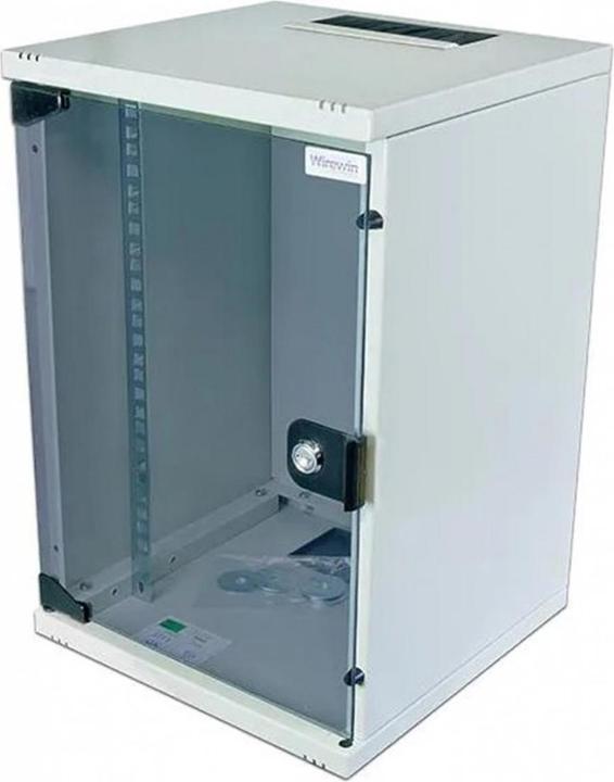 Actual product image Wirewin Wall cabinet WCAB 10 312X300X6U 10 / 6U / Black (5.71 RU, 10 inch rack)