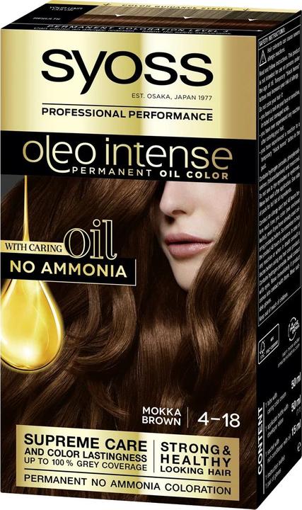 Image du produit Syoss OLIO INTENSE encre sin amoniaco #4.18-chocolate 5 pz (4-1)