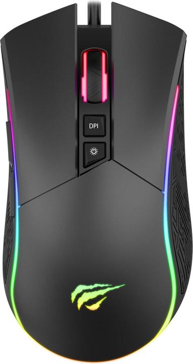 Produktbild Havit GAMENOTE MS1001S gaming mouse RGB 800-4800 DPI (Kabelgebunden)