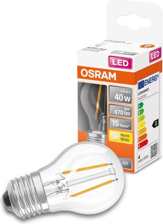 Produktbild Osram Led Retrofit Classic P (E27, 40 W, 470 lm, 1 x, E)
