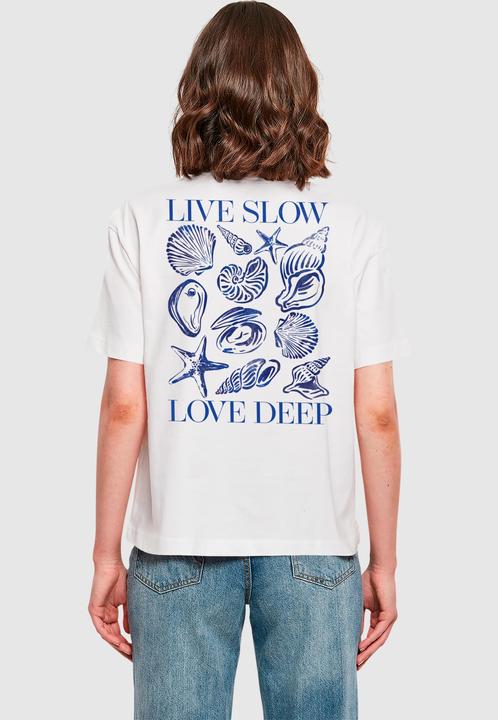 Produktbild Miss Tee Live Slow Seashells Tee - 195133 (5XL)