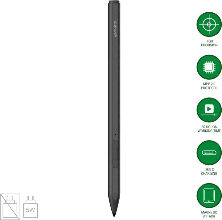 Immagine prodotto 4smarts Aktiver Eingabestift MPP für Surface