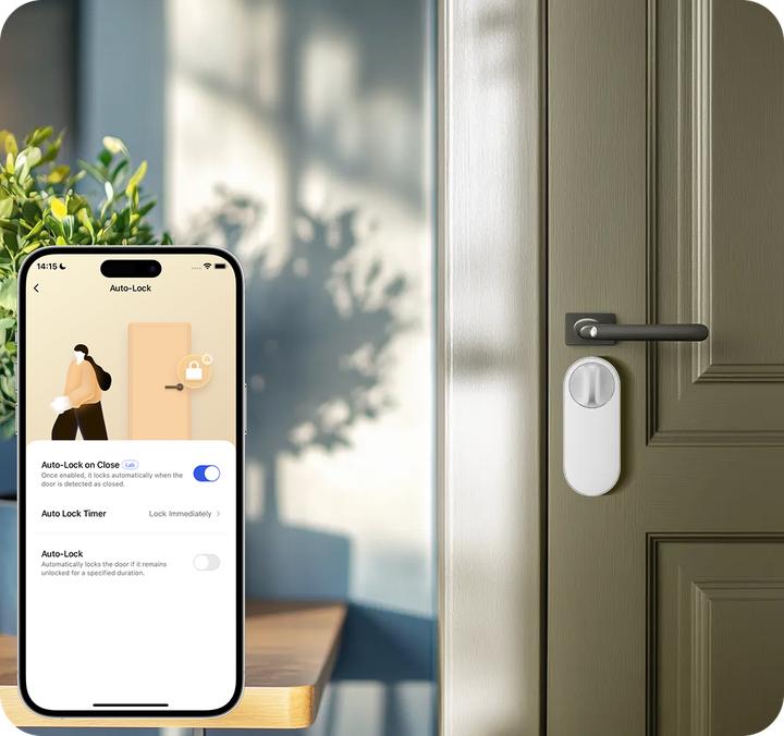 Actual product image Aqara Smart Lock U200 Lite Kit (Smartphone, Electronic numerical code, Fingerprint)