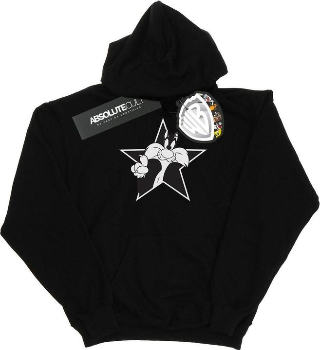 Immagine prodotto Looney Tunes Sylvester Mono Star Felpa con Cappuccio Uomo (S)