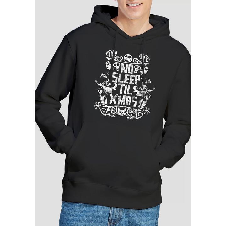 Immagine prodotto The Nightmare Before Christmas No Sleep Till Xmas Felpa con Cappuccio Uomo (XXL)