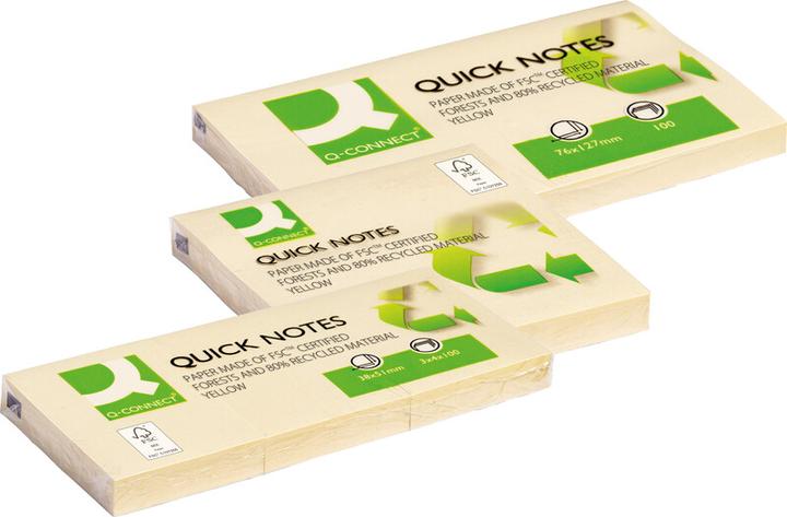 Actual product image Q-Connect Quick Notes (7.6 x 7.6 cm)