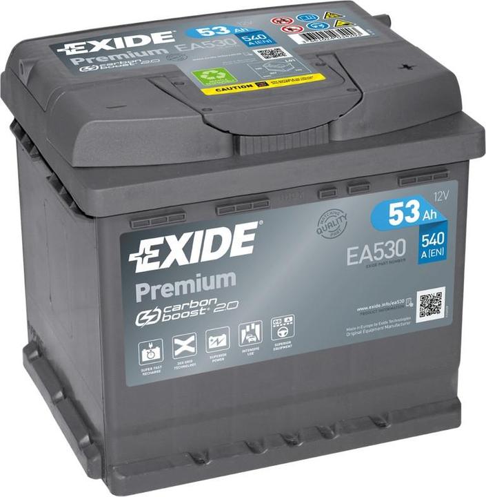 Immagine prodotto Exide EA530 (12 V, 53 Ah, 540 A)