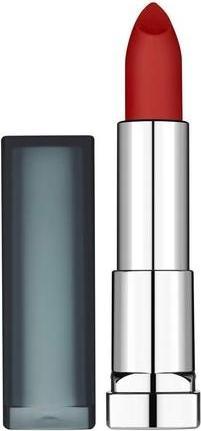 Actual product image Maybelline New York Maybelline Color Sensational Creamy Mattes - 965 Siren In Scarlett - Lipstick Red (965 Siren In Scarlet)