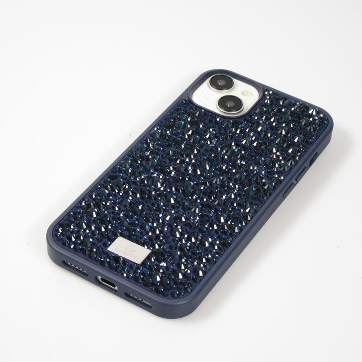 Produktbild PhoneLook Hülle Glitzer Diamant The Bling World Dunkelblau (Apple iPhone 15)