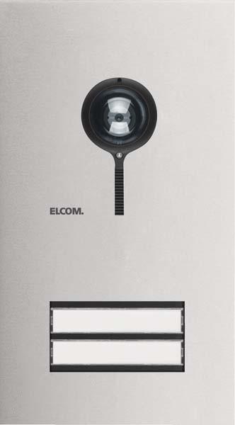 Elcom Door station video 2/1 2D REQ502Y stainless steel ONE