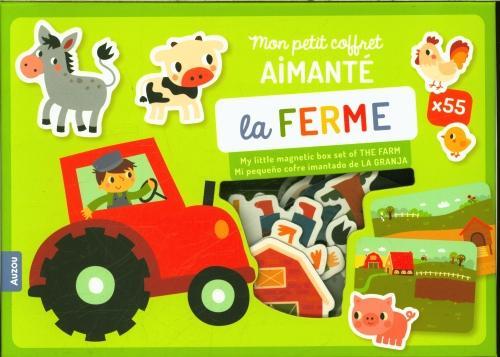 Produktbild Auzou France La ferme : mon petit coffret aimanté (Französisch, Leijgraaf Deborah van de, 2024)