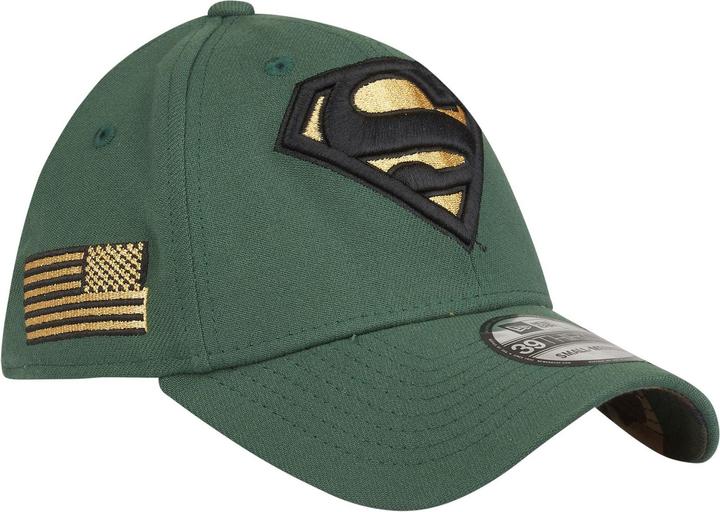 Produktbild New Era 39Thirty Stretch Cap - SUPERMAN cilantro - S/M (S, M)