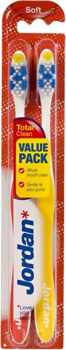 Jordan TOTAL CLEAN cepillo dental #suave 2 uds (Weich, 2 x)