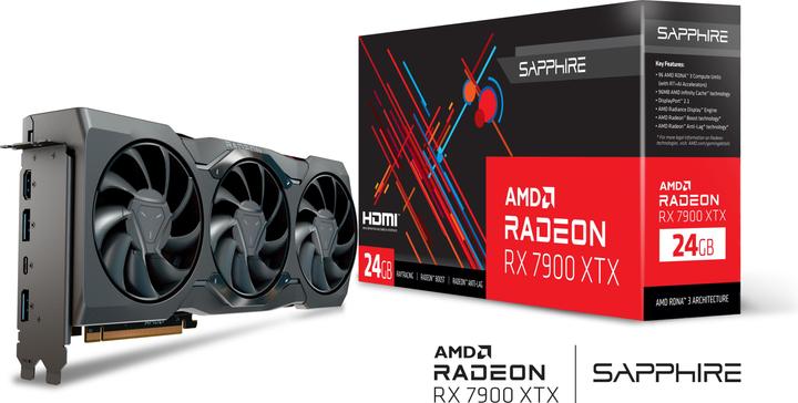 Actual product image Sapphire AMD RADEON RX 7900 XTX MBA (24 GB)